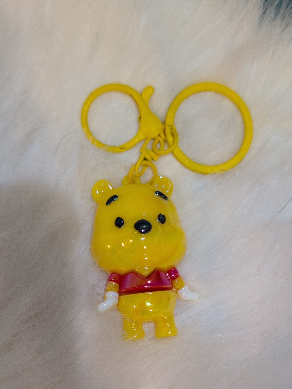 Yellow Bear Keychain Bagcharm